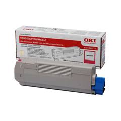 oki toner magenta originale cartuccia toner 43865722