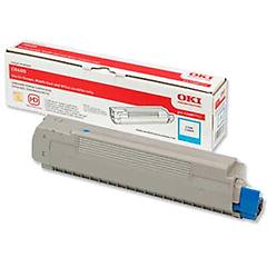 oki toner ciano originale cartuccia toner 43487711