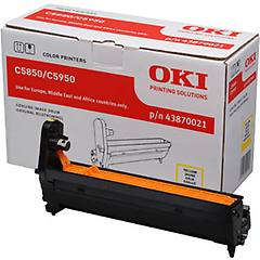 oki tamburo giallo originale kit tamburo 43870021