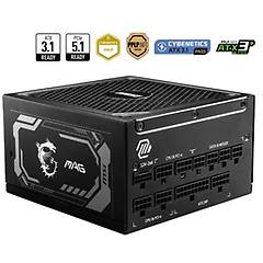 Msi Mag A1250gl Alimentatore Pc 1250w Atx 80 Plus Gold