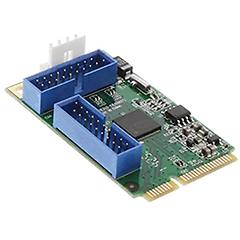 Inline 22087 Scheda Mini-pci 2 Nero