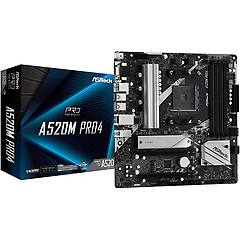 asrock scheda madre a520m pro4 socket am4 chipset amd micro atx