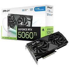 Pny Geforce Rtx 5060 Ti Oc Nvidia 16 Gb Gddr7 (vcg5060t16dfxpb1-o)