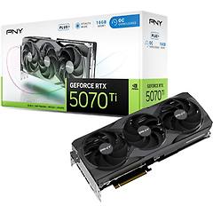Pny Geforce Rtx 5070ti 16gb Overclocked 3fan Plus Vcg5071t16tfxpb1-o