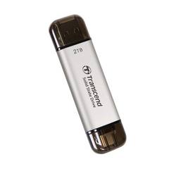 Transcend - 2tb Extssd Usb10gbps Typec /a Silver