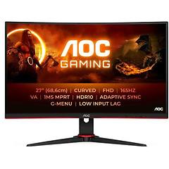 Aoc Monitor 27' Led Va Curvo Gaming C27g2e /bk 1920x1080