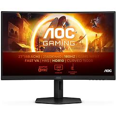 aoc monitor 27' led va curvo gaming g4 cq27g4x quad-hd 2560 x 1440 pixel tempo di risposta 0. 5 ms