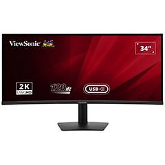 Viewsonic Monitor 34'' Ultra Hd Curvo Va3420c Display Led Nero