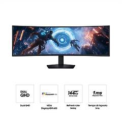 Samsung Monitor Gaming Odyssey G9 49 Pollici Dqhd