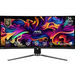 Msi Mag 341cqp Qd-oled Monitor Pc 86 4 Cm (34")