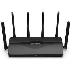 mercusys router be9300 triple band black mr47be