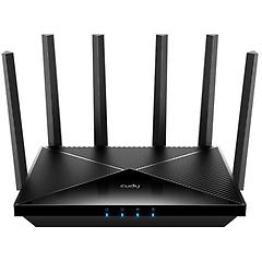 cudy router wr11000 rj-45 wifi 7 5765 mbps tri-band 2. 5gbe 6 antenne