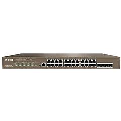 ipcom ip-com switch ip-com g5328p-24-41 24p gigabit poe+4p sfp l3 managed max poe output power 370w max