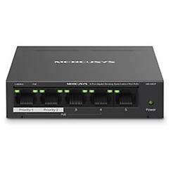 Mercusys 5-port Gigabit Desktop Switch With 4-port Poe+-nero