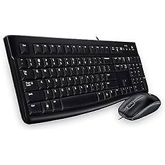 Logitech Tastiera E Mouse Mk120 Corded Black 920 002535