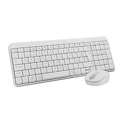 Logitech - Tastiera + Mouse Mk250-off White