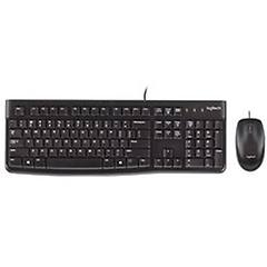 logitech tastiera e mouse mk series mk120 desktop black 920 002540