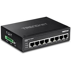 Trendnet Ti-pg80 Switch Industriale Gigabit Poe+ Su Guida