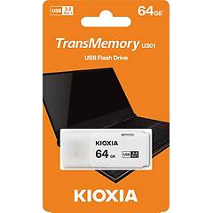 Kioxia - Chiavetta Usb 0301 3. 0 Hayabusa 64gb-bianco