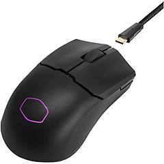 coolermaster mm712 rgb led mouse da gioco wireless ibrido ultraleggero