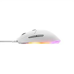 steelseries rival 3 mouse gaming ottico ambidestro usb bianco