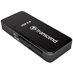 Transcend Flash Memory Card Reader Rdf5 Usb3 Microsd-sd Black