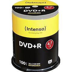 Intenso Dvd+r 4. 7gb 16x Spindle 100pz. 4111156