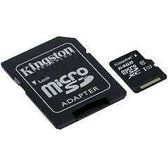 Kingston Technology Canvas Select 64 Gb Microsdxc Uhs-i