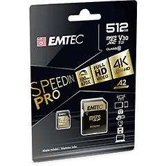 Emtec - Microsdxc 512gb Speedin Pro Cl10 100mb/s Fullhd