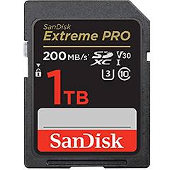 Sandisk Extreme Pro 1tb Scheda Sdxc Sd Card V30 Uhs-i Velocità
