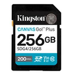 Kingston Scheda Sd Canvas Go! Plus 256gb Uhs-i U3 V30 200mb/s
