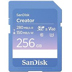 Sandisk Creator Scheda Sd Uhs-ii 256gb (per Dslr I Fotocamere