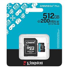 Kingston Technology Scheda Microsdxc 512gb Canvas Go Plus