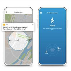 tado controllo per climatizzazione smart home v3 con stand
