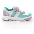 sneakers gore-tex da bambina viola e turchese con strap taglia 27