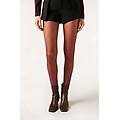 collant motivo rombi donna bordeaux 3/4