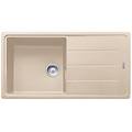 lavello integrato 1 vasca con gocciolatoio laterale destro o sinistro boston l 97 x l 50 cm beige