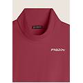 felpa donna comfort fit con collo alto e maniche fantasia floreale jester red-allover leaves red