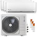 condizionatore essential 2 trial split 12000+12000+18000 btu inverter a++ unità esterna 10 5