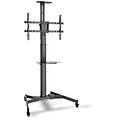 tv prsentationswagen da-90370 mit ablage (schwarz fr bildschirme bis 70" / 178cm)