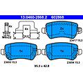 ate set di pastiglie freno 13. 0460-2868. 2 posteriore