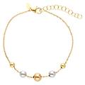 bracciale da donna oro giallo bianco e rosa 212816