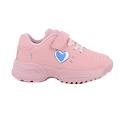 sneakers da bambina rosa con strap taglia 34