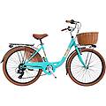 bici da città dolce vita by venere 26 con cesto tiffany