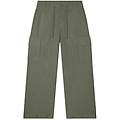 pantaloni cargo in popeline con fondo regolabile