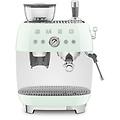 macchina per caffè espresso manuale con macinacaffè 50's style verde egf03pgeu