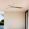 ventilatore da soffitto outwood marrone dc silenzioso ø 150 cm ip44