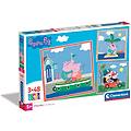 puzzle 48 pezzi peppa pig tris supercolor