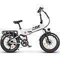 bicicletta elettrica pieghevole fatbike rs-a02 pro 720wh 48v-15ah ruote 20x4