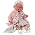 - bambola new born 40 cm con completino rosa e doudou